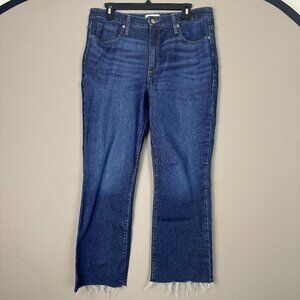 Relaxed Straight Fit Dark Wash Jeans